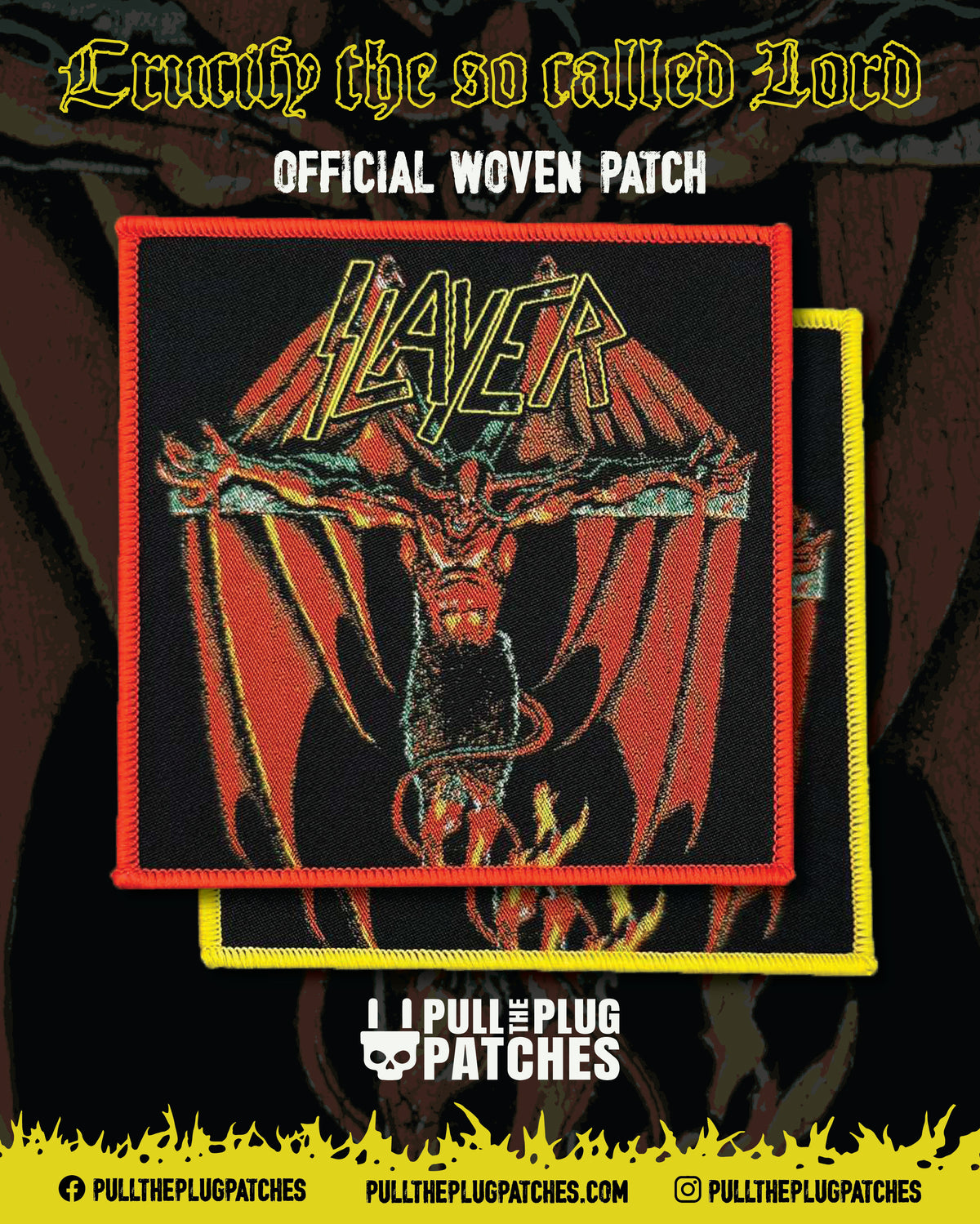 Slayer - Crucified Demon - Square Patch