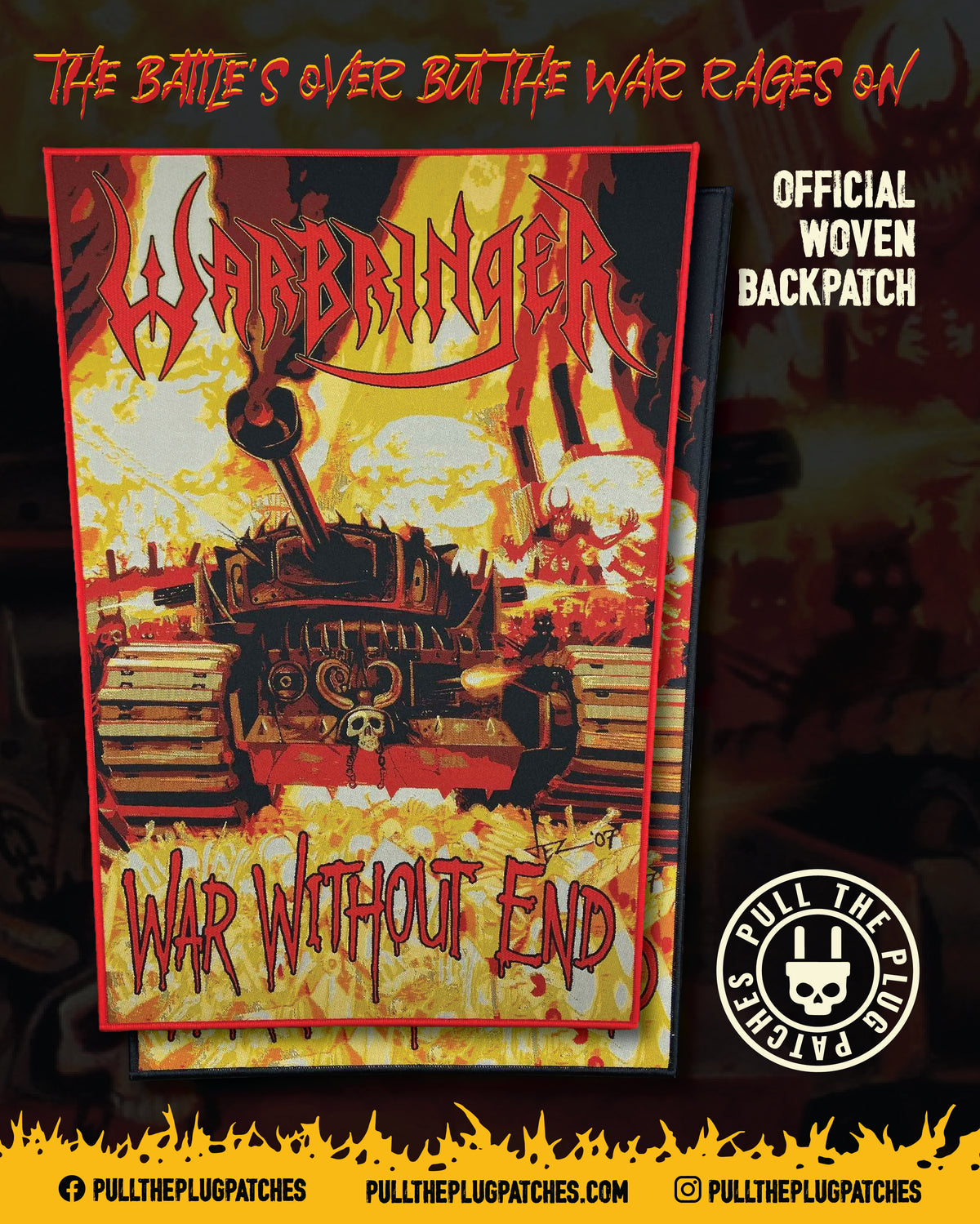 Warbringer - War Without End - Backpatch