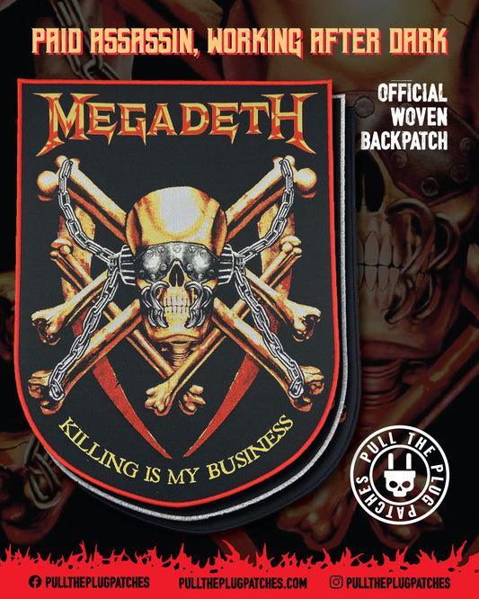 Megadeth - Killing Is My Business... and Business Is Good! - Backpatch