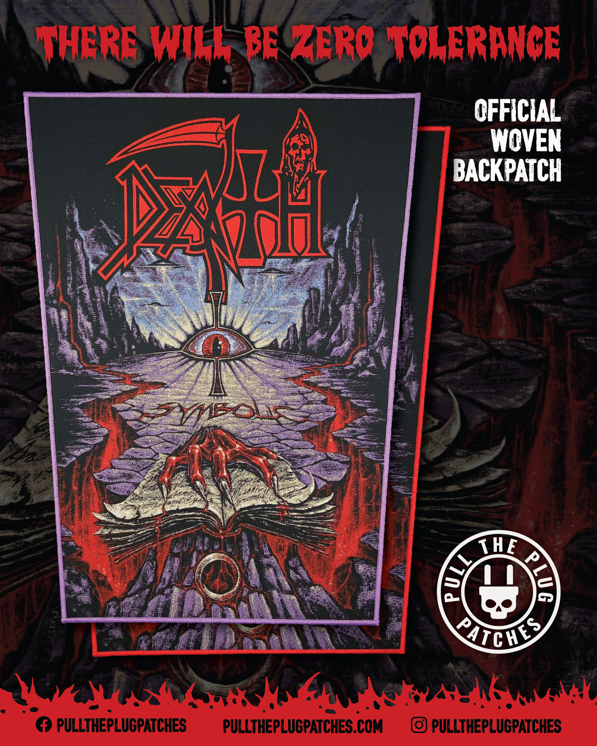 Death - Symbolic x Exclusive Noah Cutter Meihoff Art - Backpatch