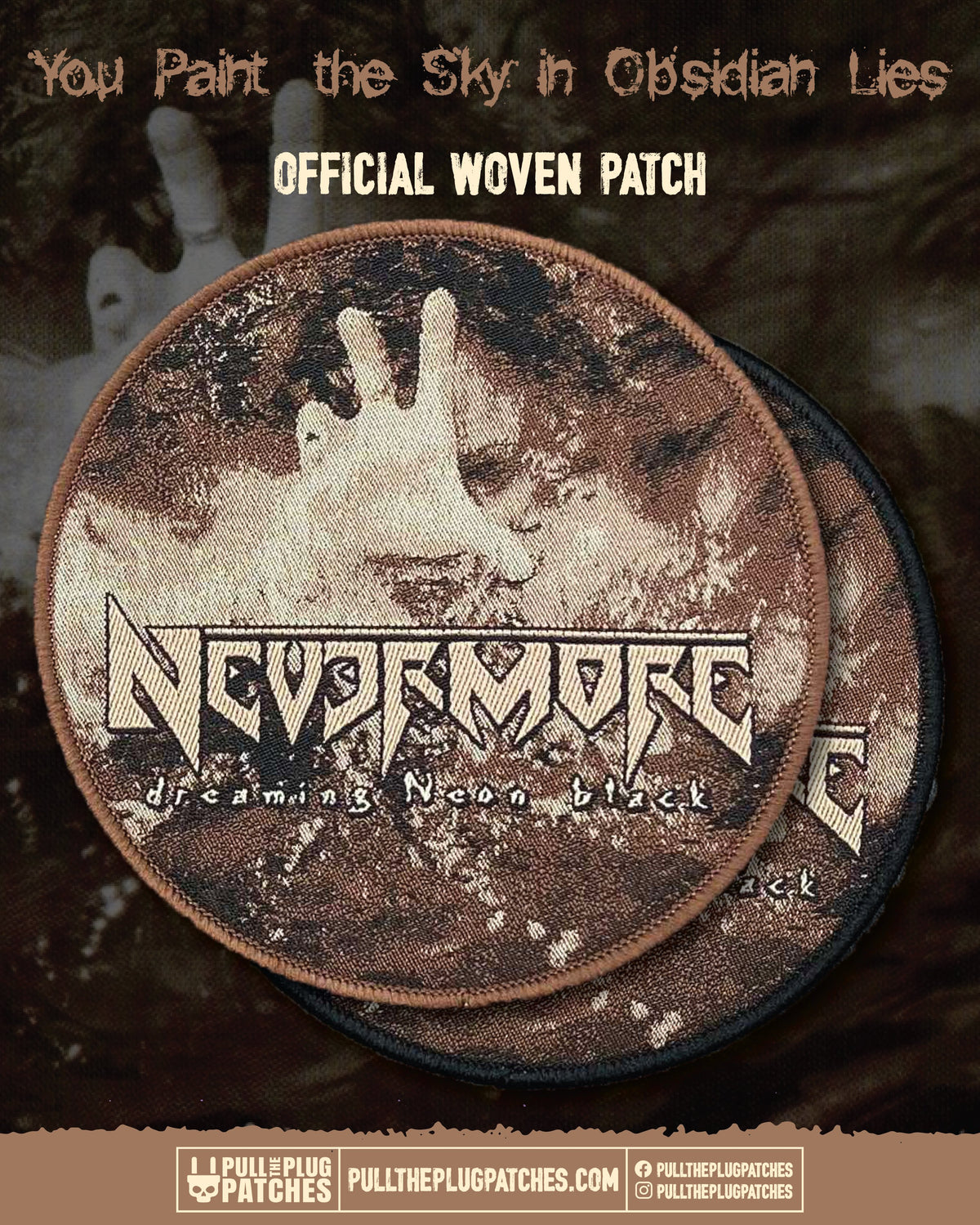 Nevermore - Dreaming Neon Black - Patch