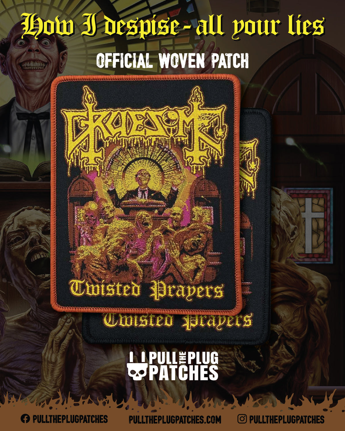 Gruesome - Twister Prayers - Patch
