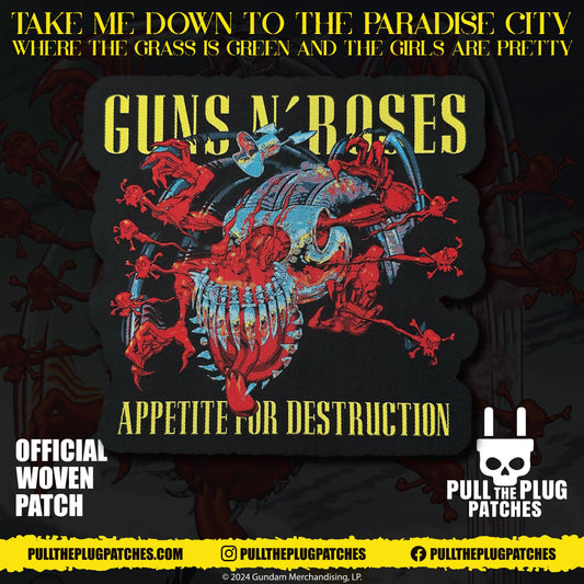 Guns N Roses - Appetite for Destruction - Oversize Patch