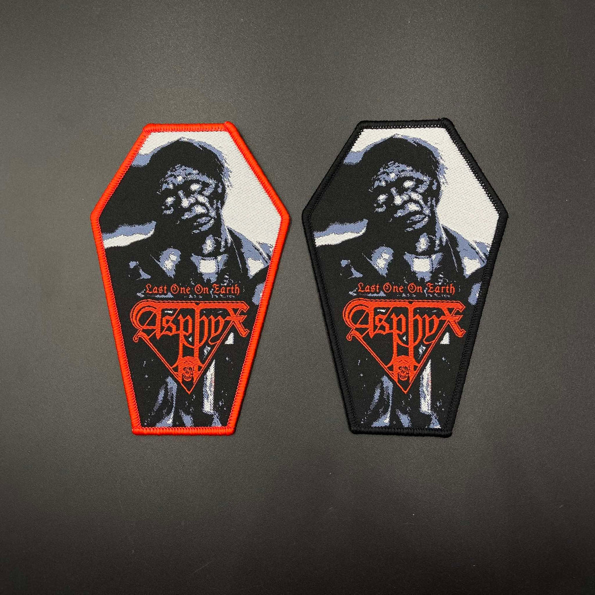 Asphyx - Last One On Earth Coffin - Patch