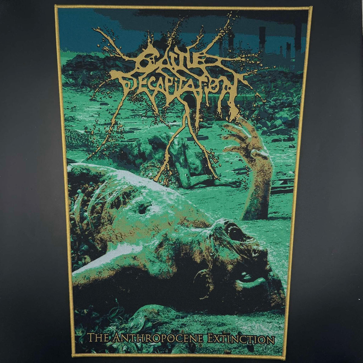 Cattle Decapitation - The Anthropocene Extinction - Backpatch