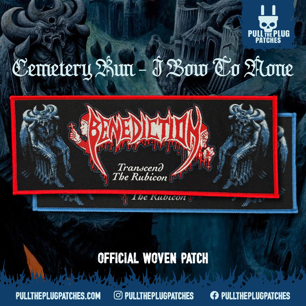 Benediction - Transcend The Rubicon - Strip Patch