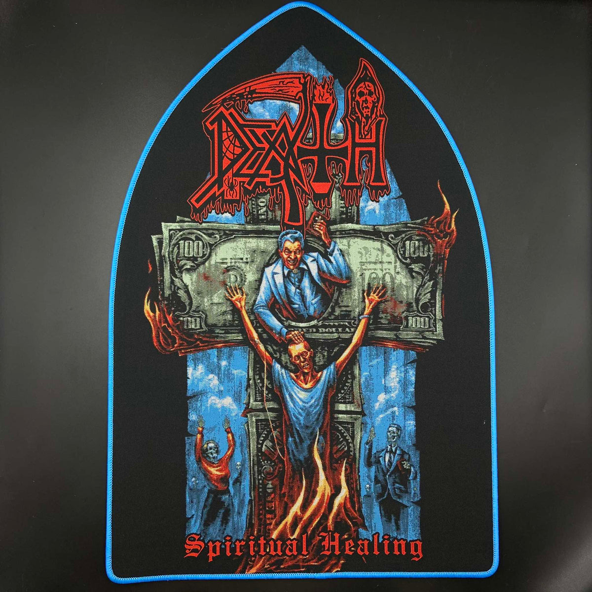 Death - Spiritual Healing x Exclusive Noah Cutter Meihoff Art - Backpatch (Limited Edition)