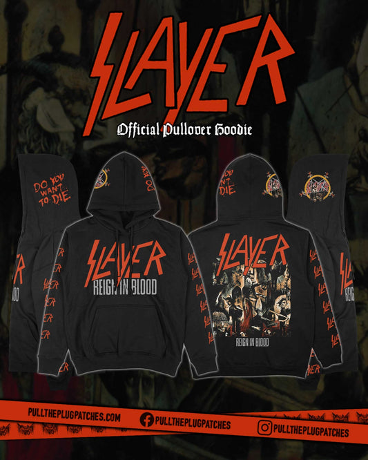 Slayer - Reign In Blood - Deluxe Pullover Hoodie