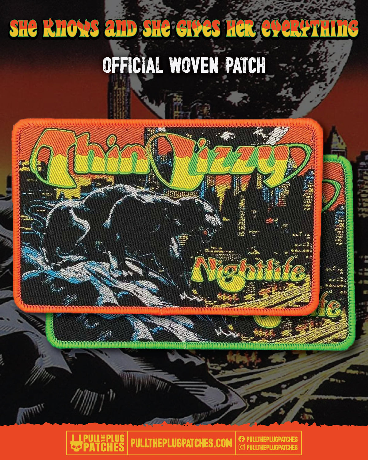 Thin Lizzy - She Knows - Patch