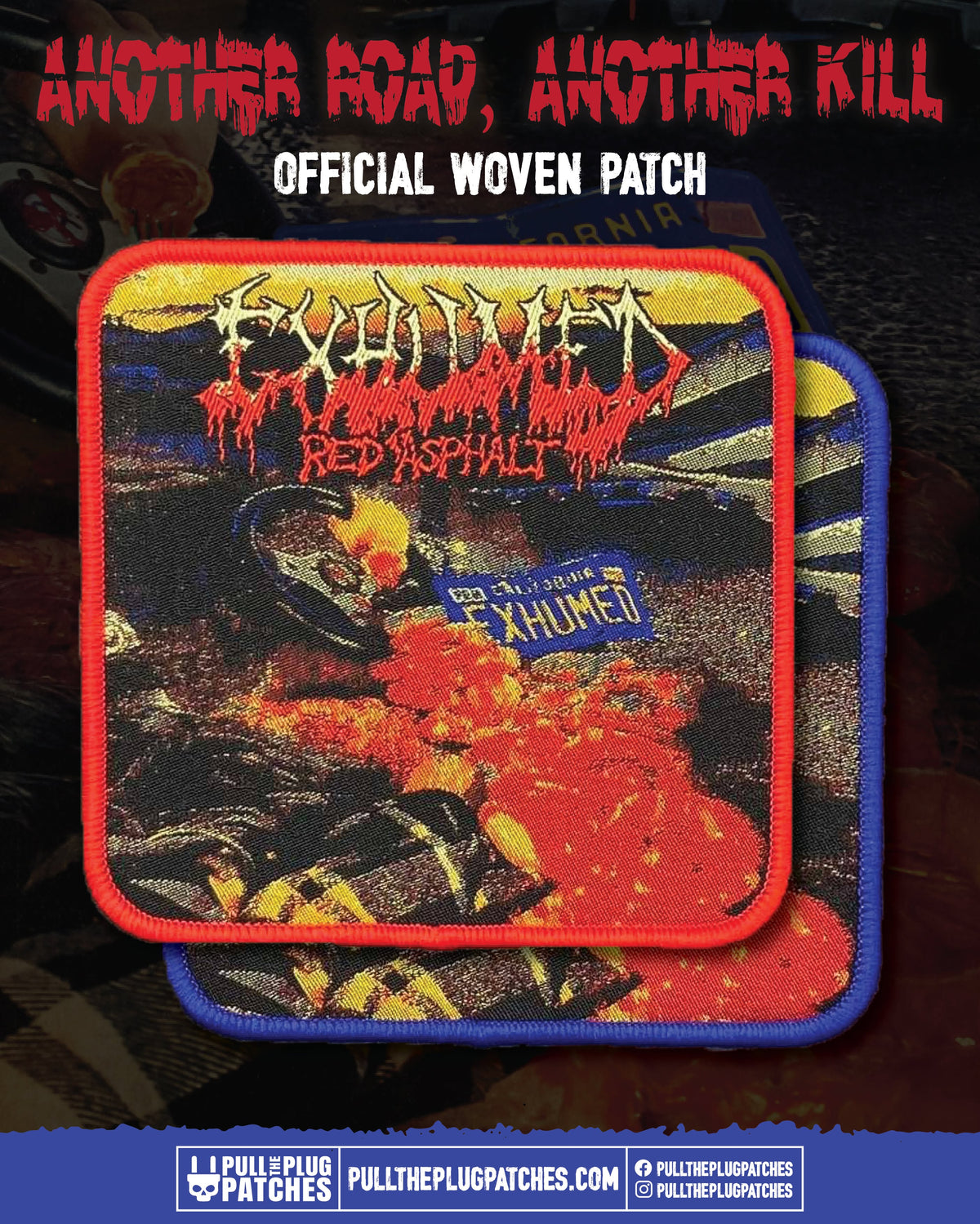 Exhumed - Red Asphalt - Patch
