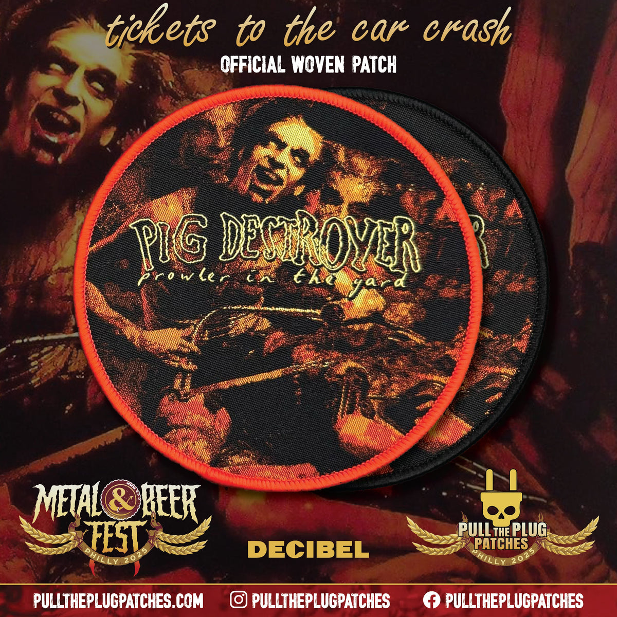 Pig Destroyer - Prowler In The Yard - Patch