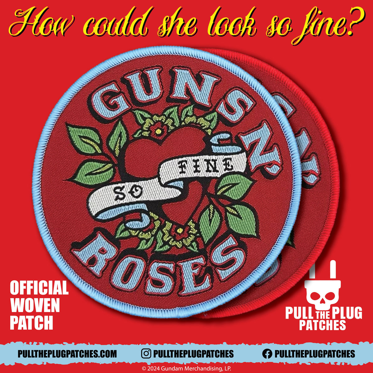 Guns N Roses - So Fine - Patch