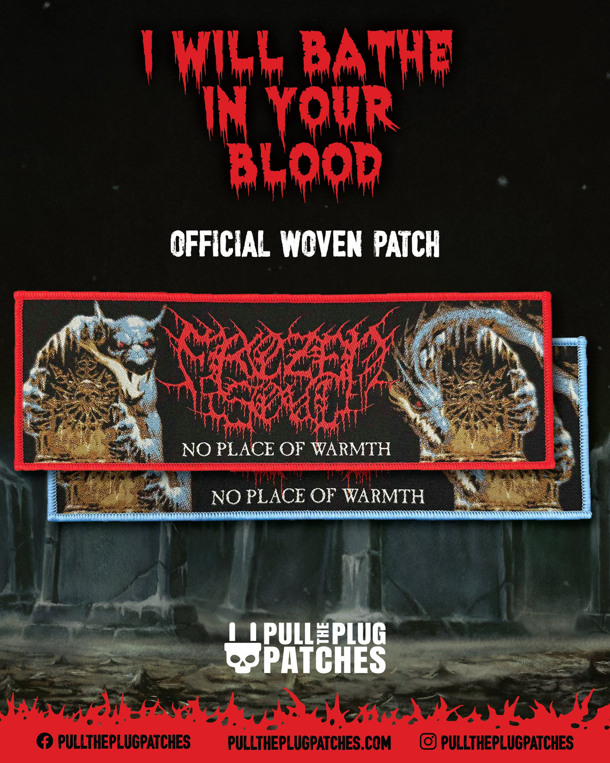 Frozen Soul - No Place of Warmth - Strip Patch