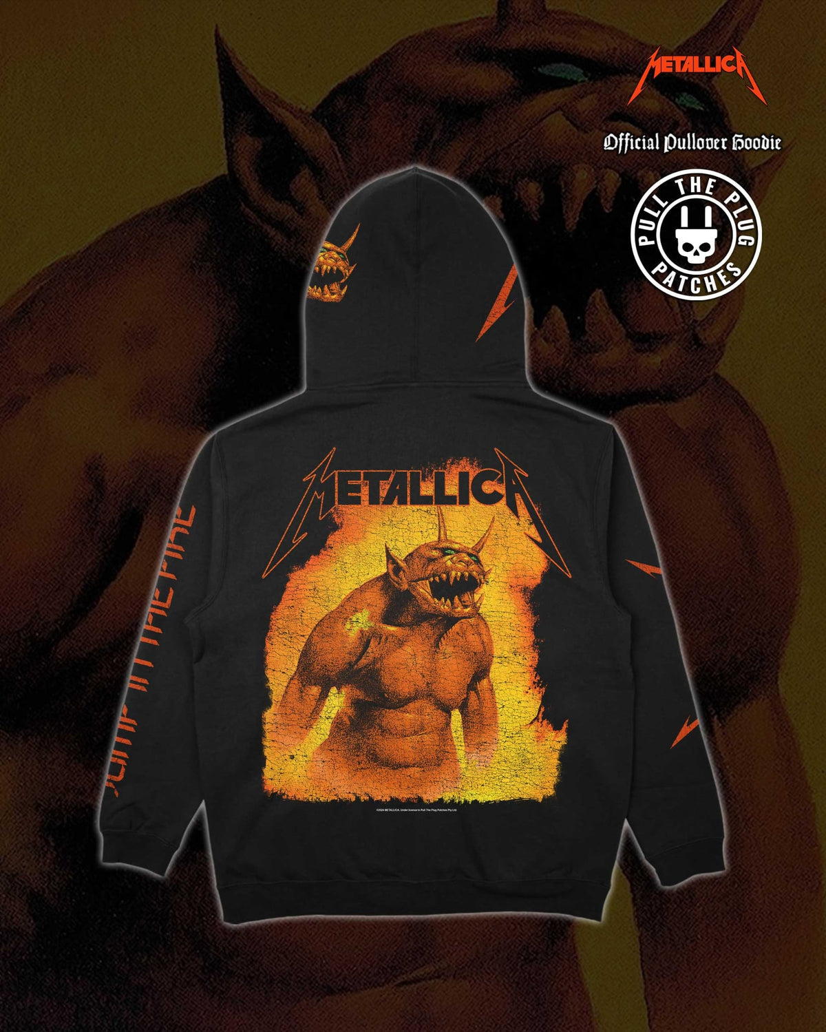 Metallica - Jump In The Fire - Deluxe Pullover Hoodie