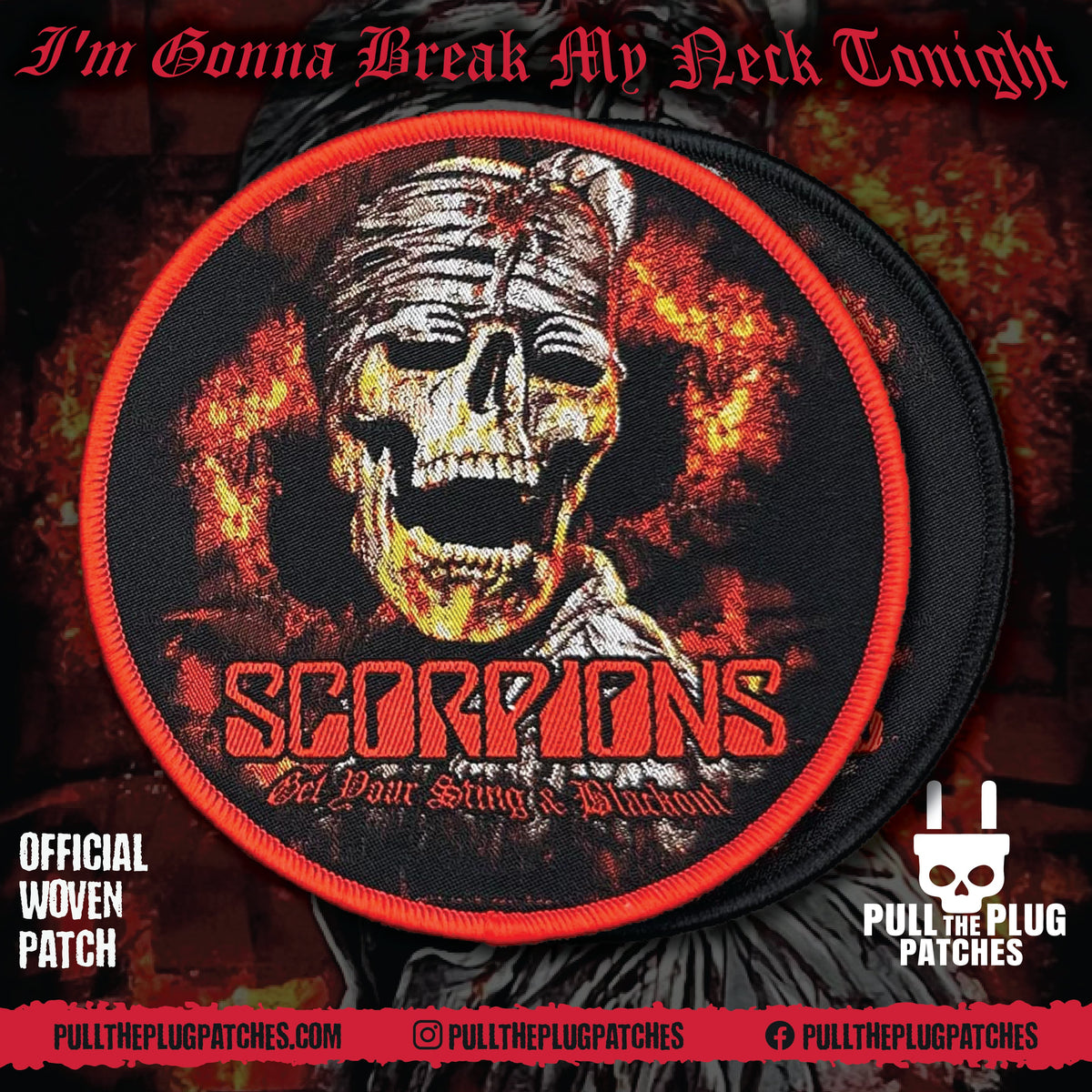 Scorpions - Get Your Sting & Blackout - Patch