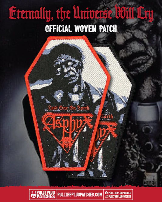 Asphyx - Last One On Earth Coffin - Patch