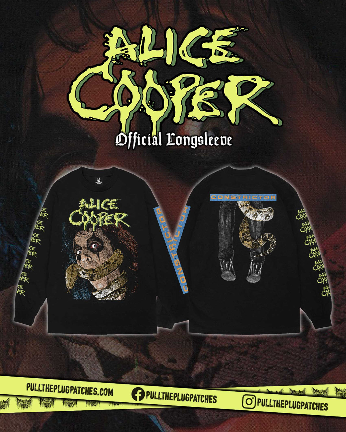 Alice Cooper - Constrictor - Longsleeve Shirt