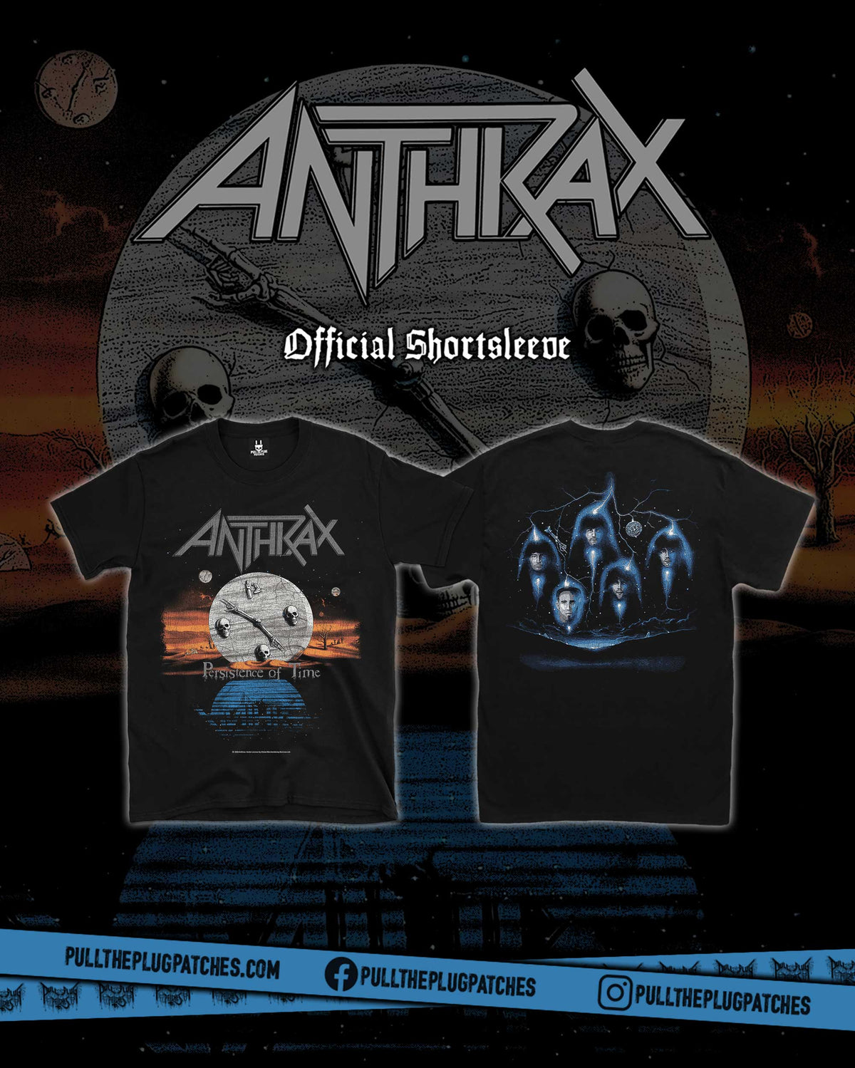 Anthrax - Persistence Of Time - Shortsleeve Shirt
