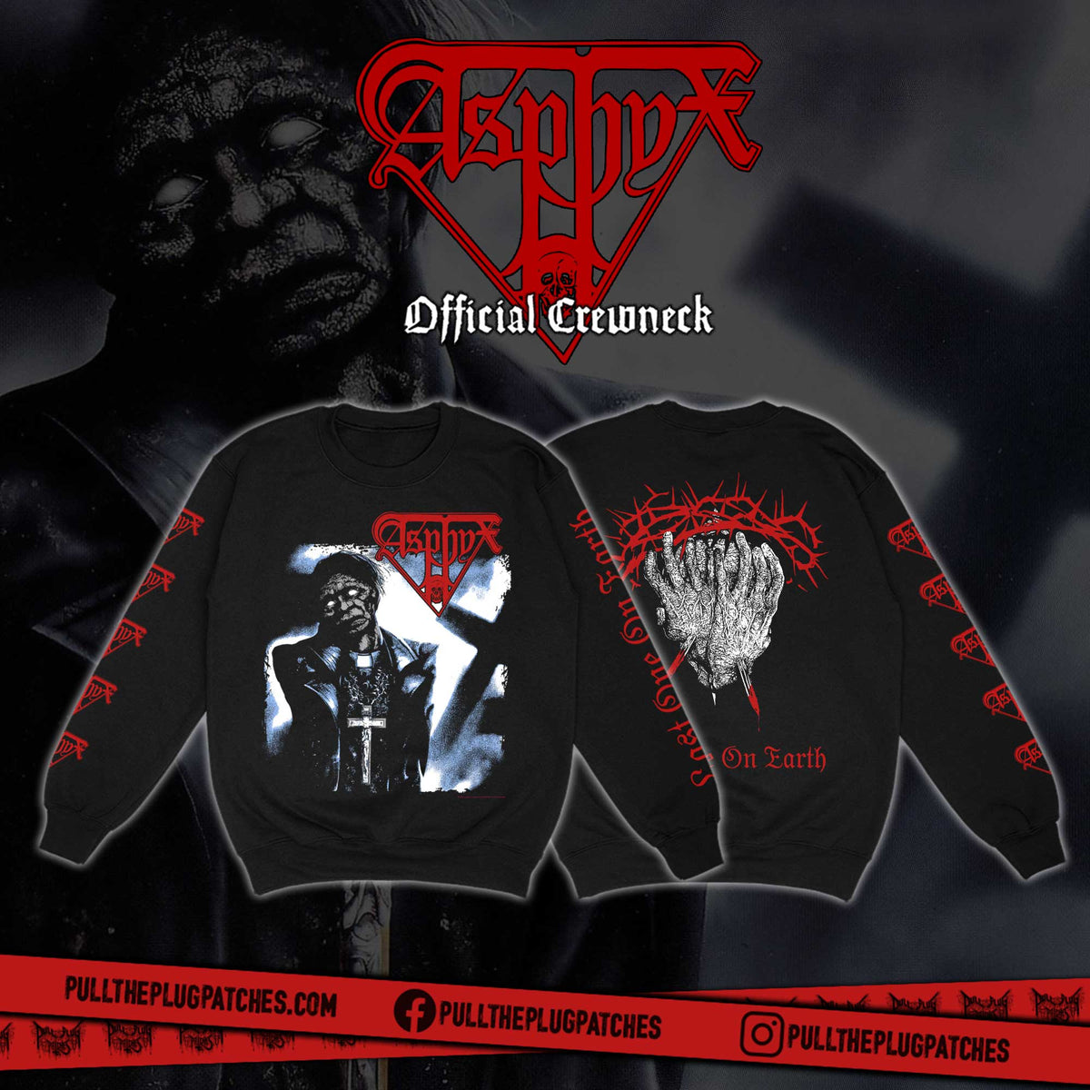 Asphyx - Last One On Earth - Crewneck Sweater