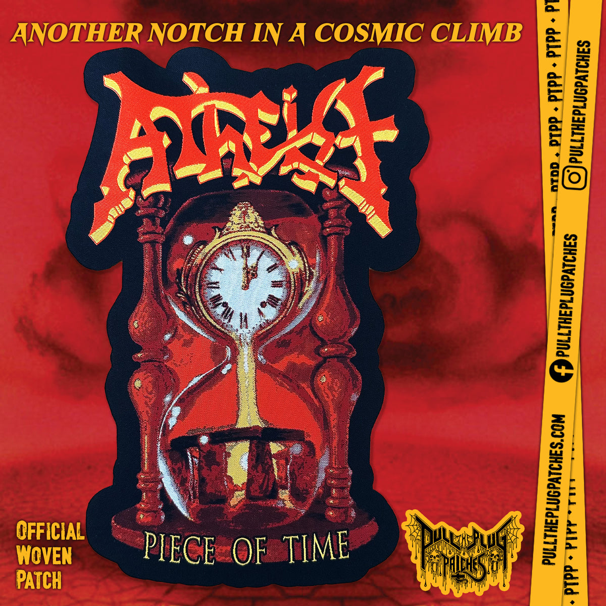 Atheist - Piece Of Time - Oversize Patch