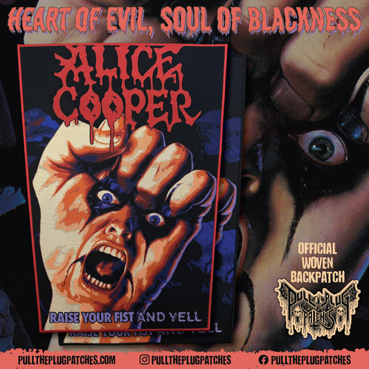Alice Cooper - Raise Your Fist And Yell - Backpatch