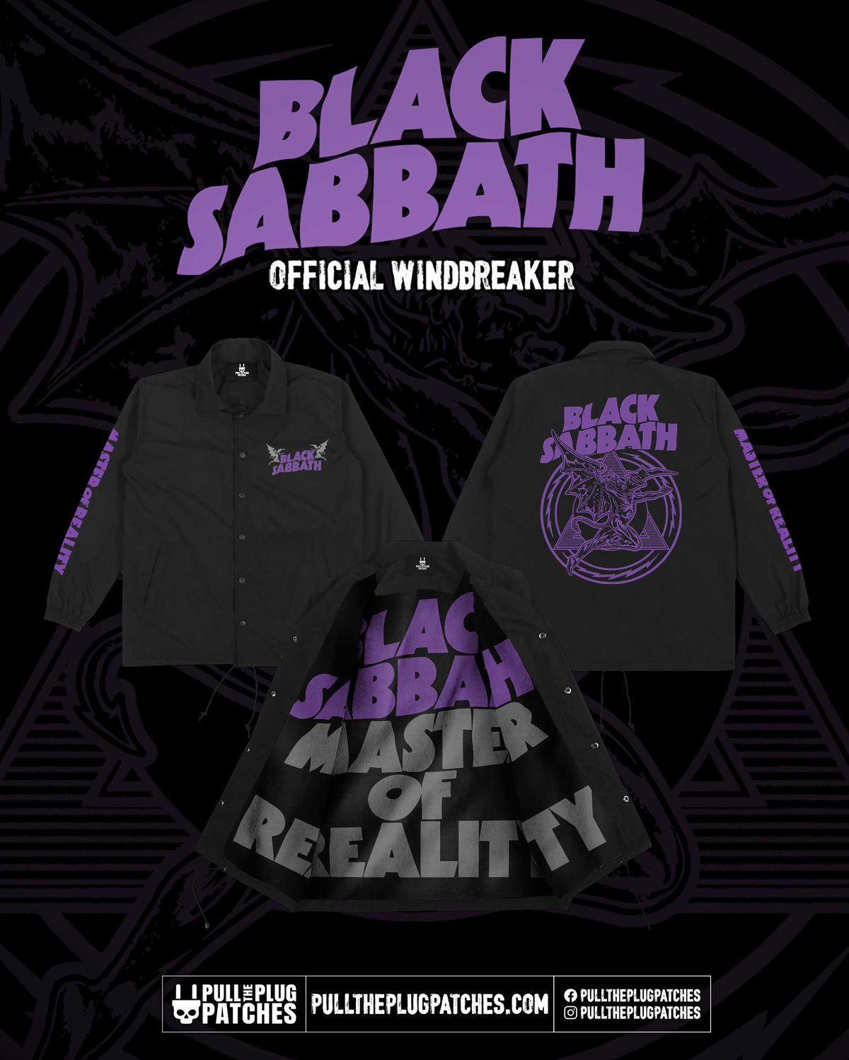 Black Sabbath - Master Of Reality - Windbreaker