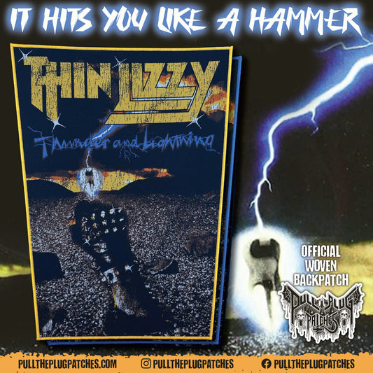 Thin Lizzy - Thunder And Lightning - Backpatch