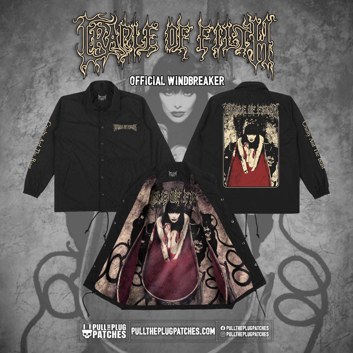 Cradle Of Filth - Cruelty And The Beast - Windbreaker