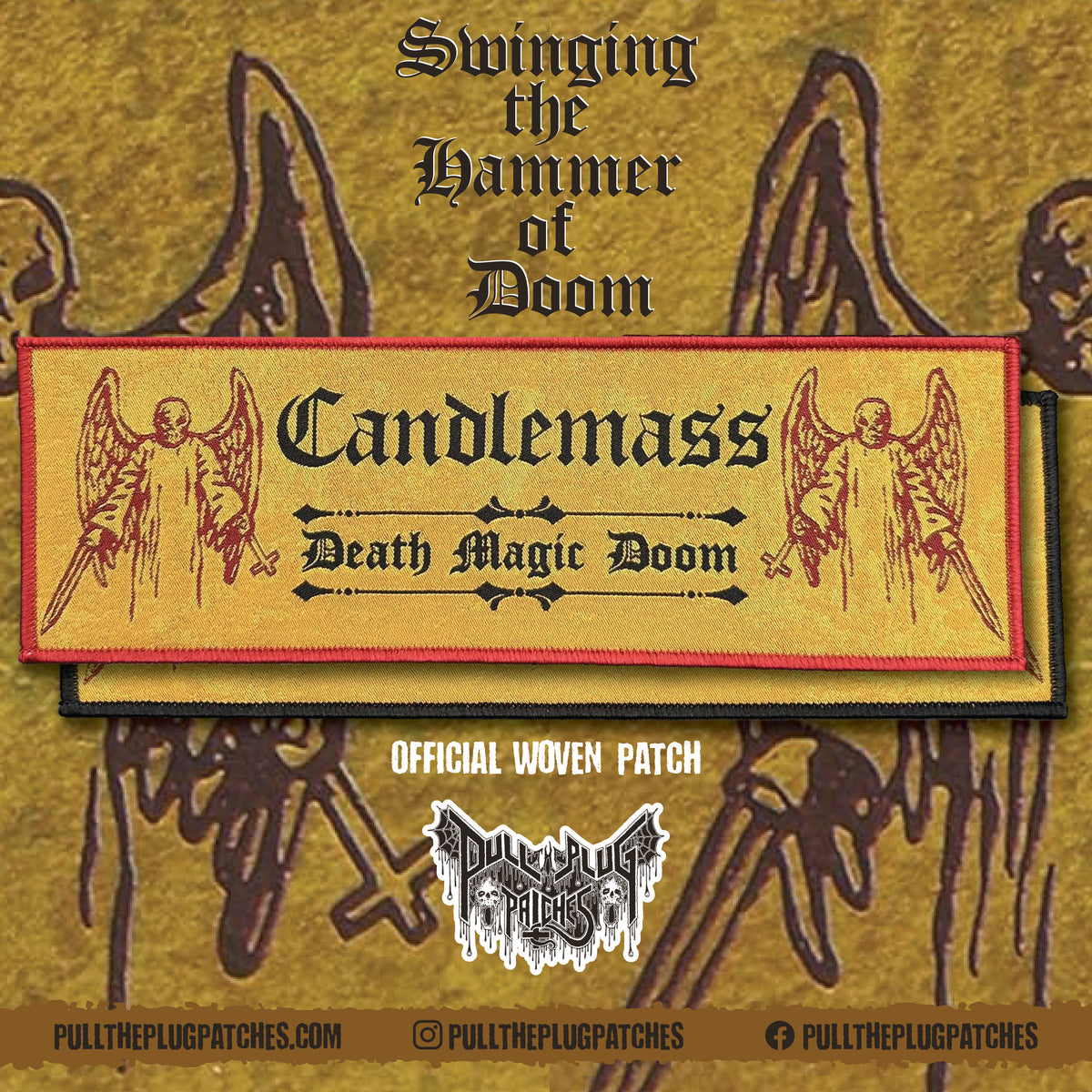 Candlemass - Death Magic Doom - Strip Patch