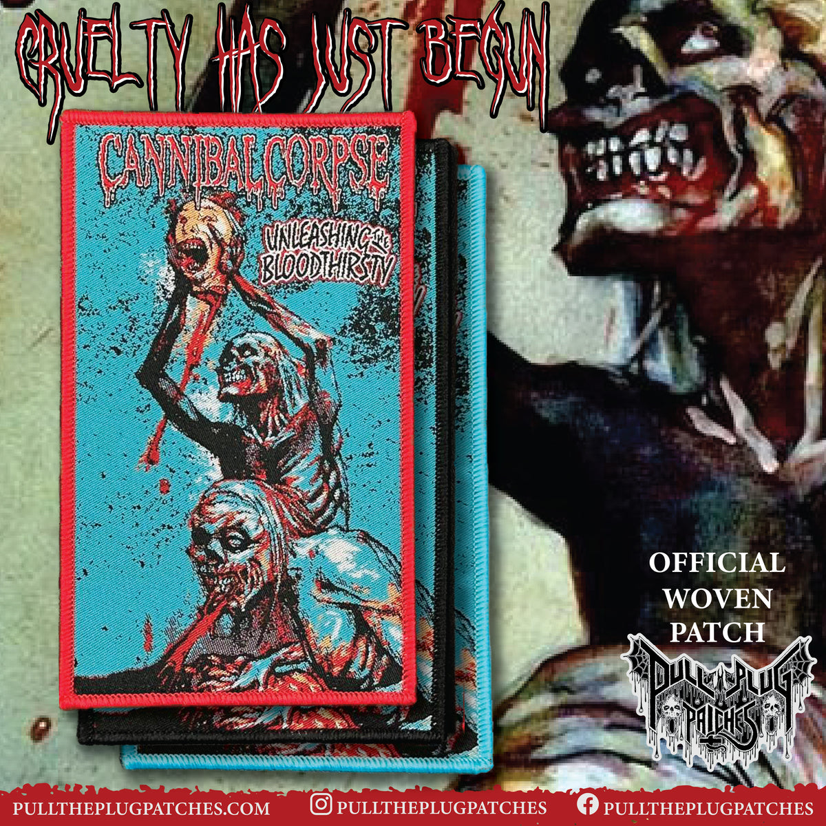 Cannibal Corpse - Unleashing the Bloodthirsty - Patch