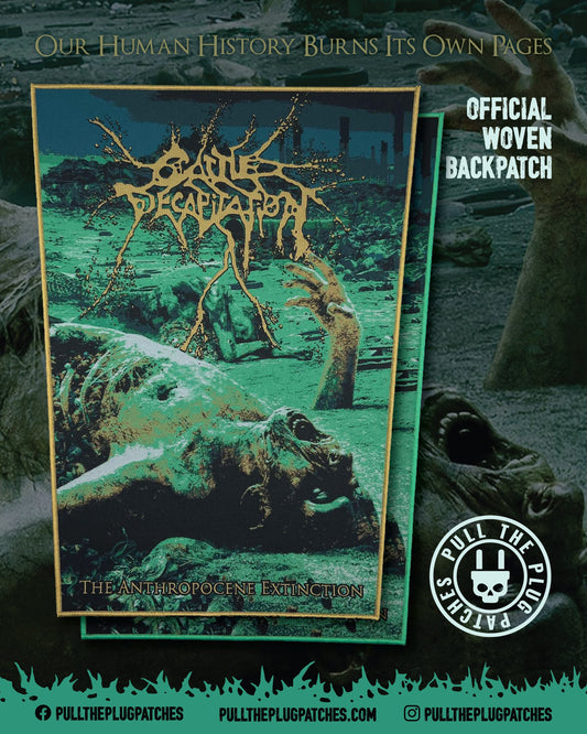 Cattle Decapitation - The Anthropocene Extinction - Backpatch
