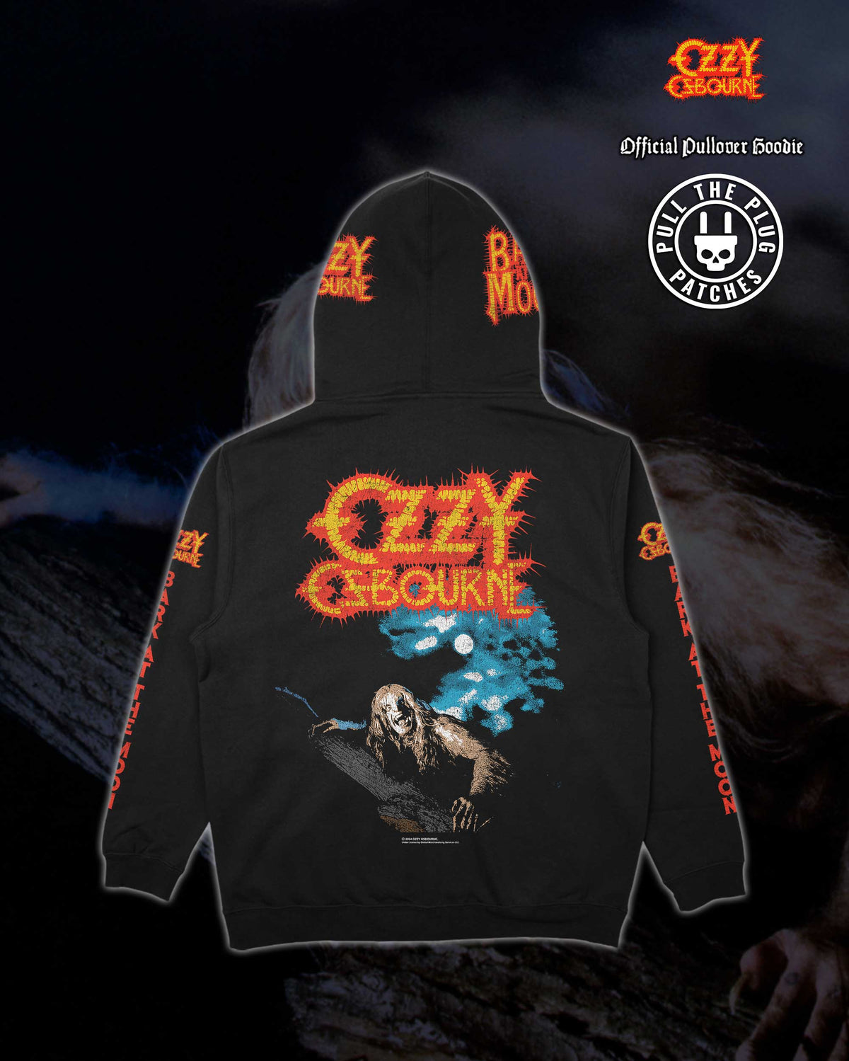 Ozzy Osbourne - Bark At The Moon - Deluxe Pullover Hoodie