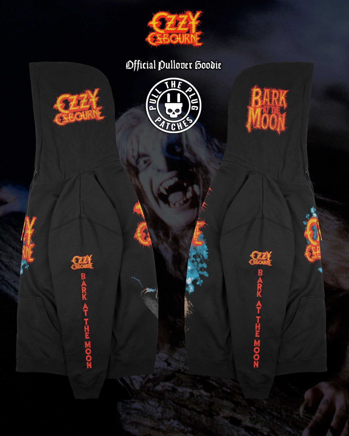 Ozzy Osbourne - Bark At The Moon - Deluxe Pullover Hoodie