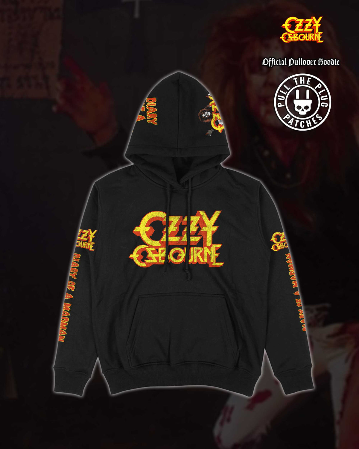 Ozzy Osbourne - Diary Of A Madman - Deluxe Pullover Hoodie