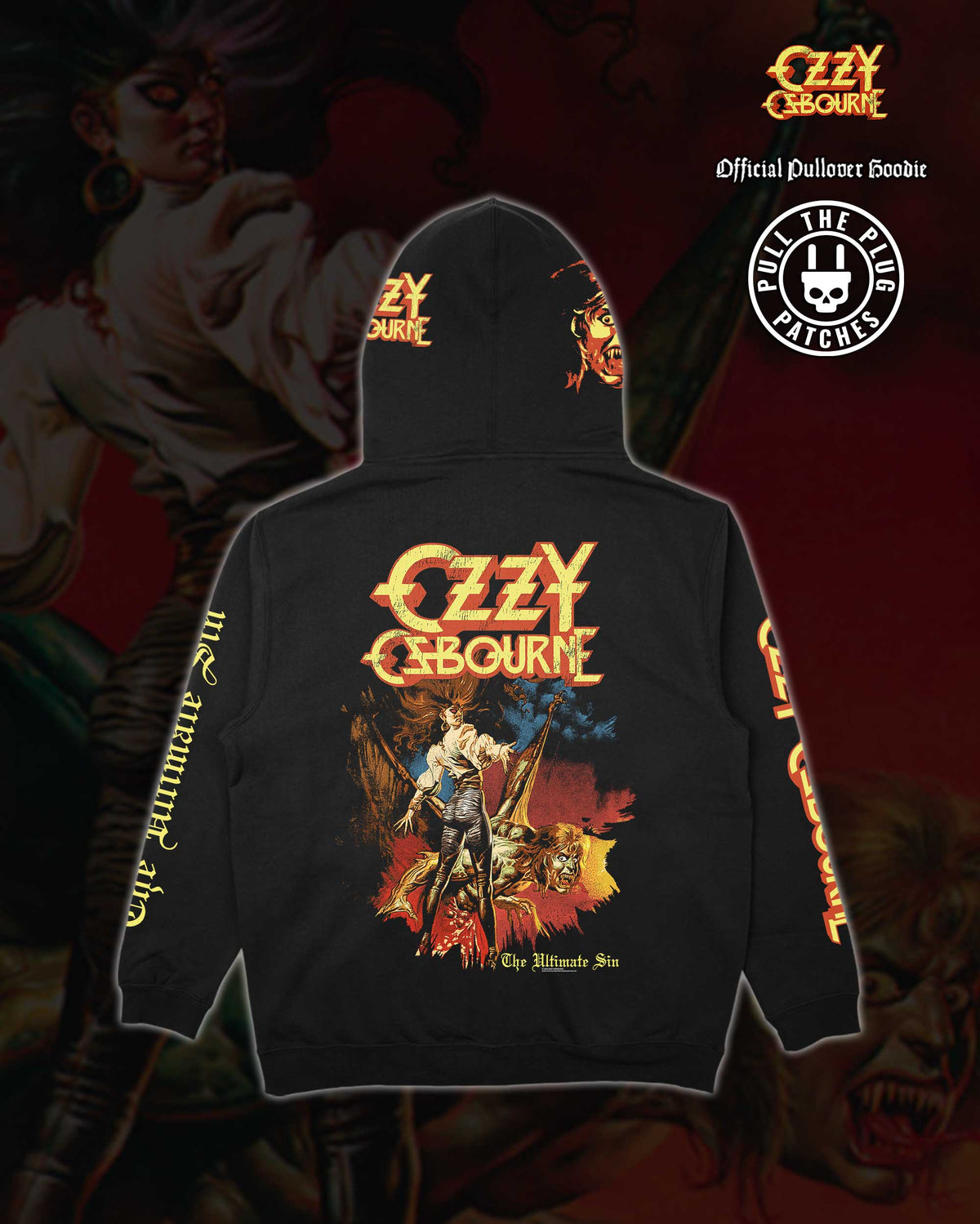 Ozzy Osbourne - The Ultimate Sin - Deluxe Pullover Hoodie