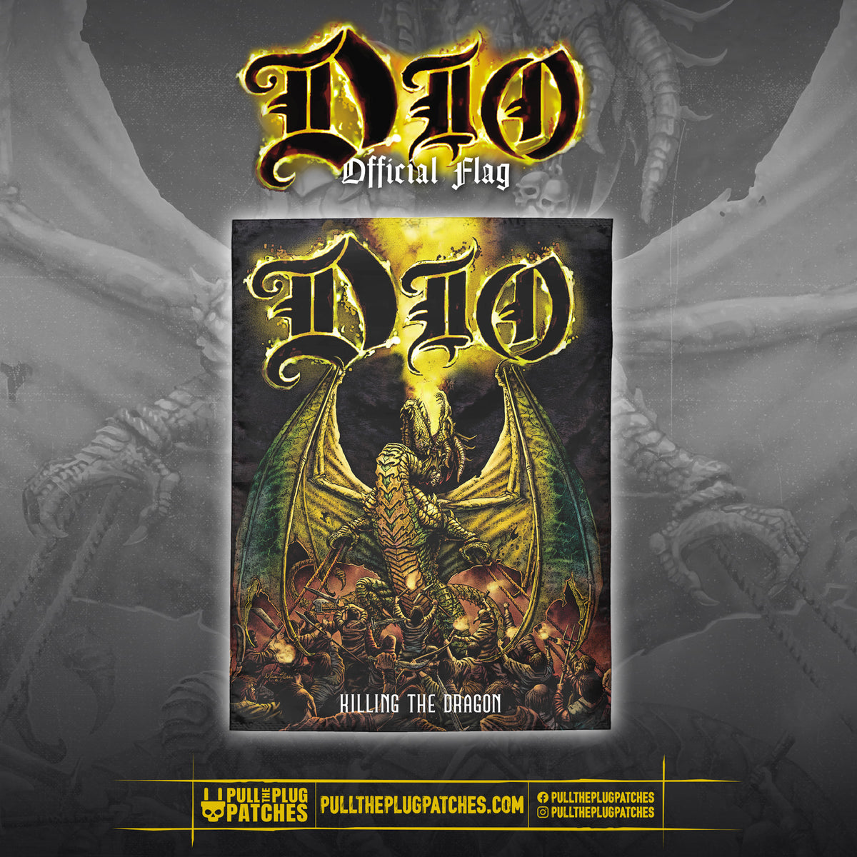 Dio - Killing The Dragon - Flag