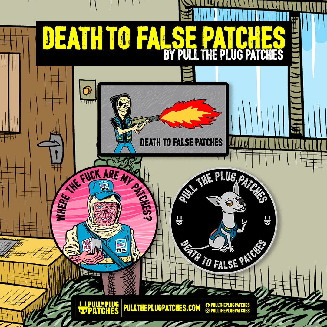 Death To False Patches - Metal Pup - Patch