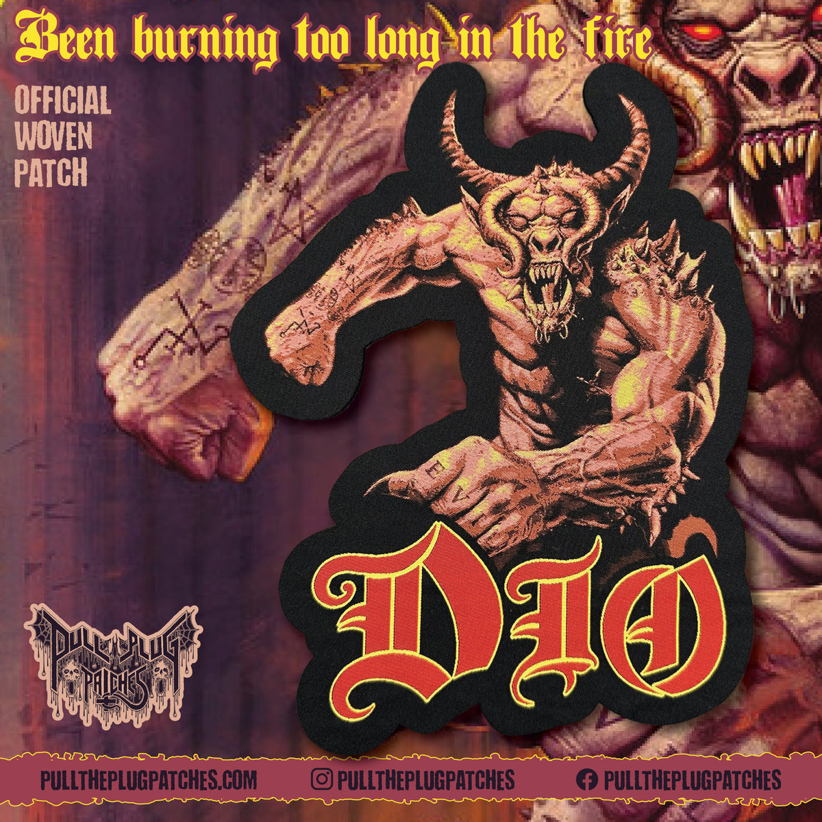 Dio - Fever Dreams - Oversize Patch