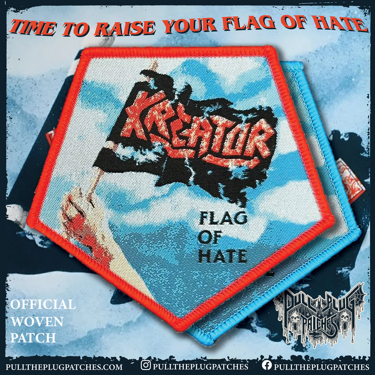 Kreator - Flag Of Hate - Patch