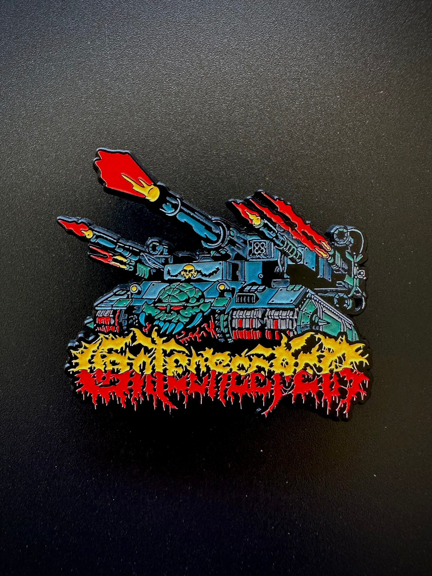 Gatecreeper - Caught In The Treads - Pin