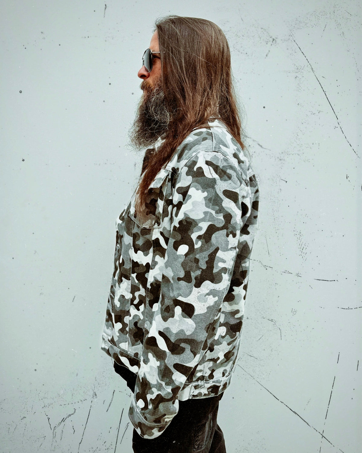 The Denim Commandments - Grey Camo Jacket