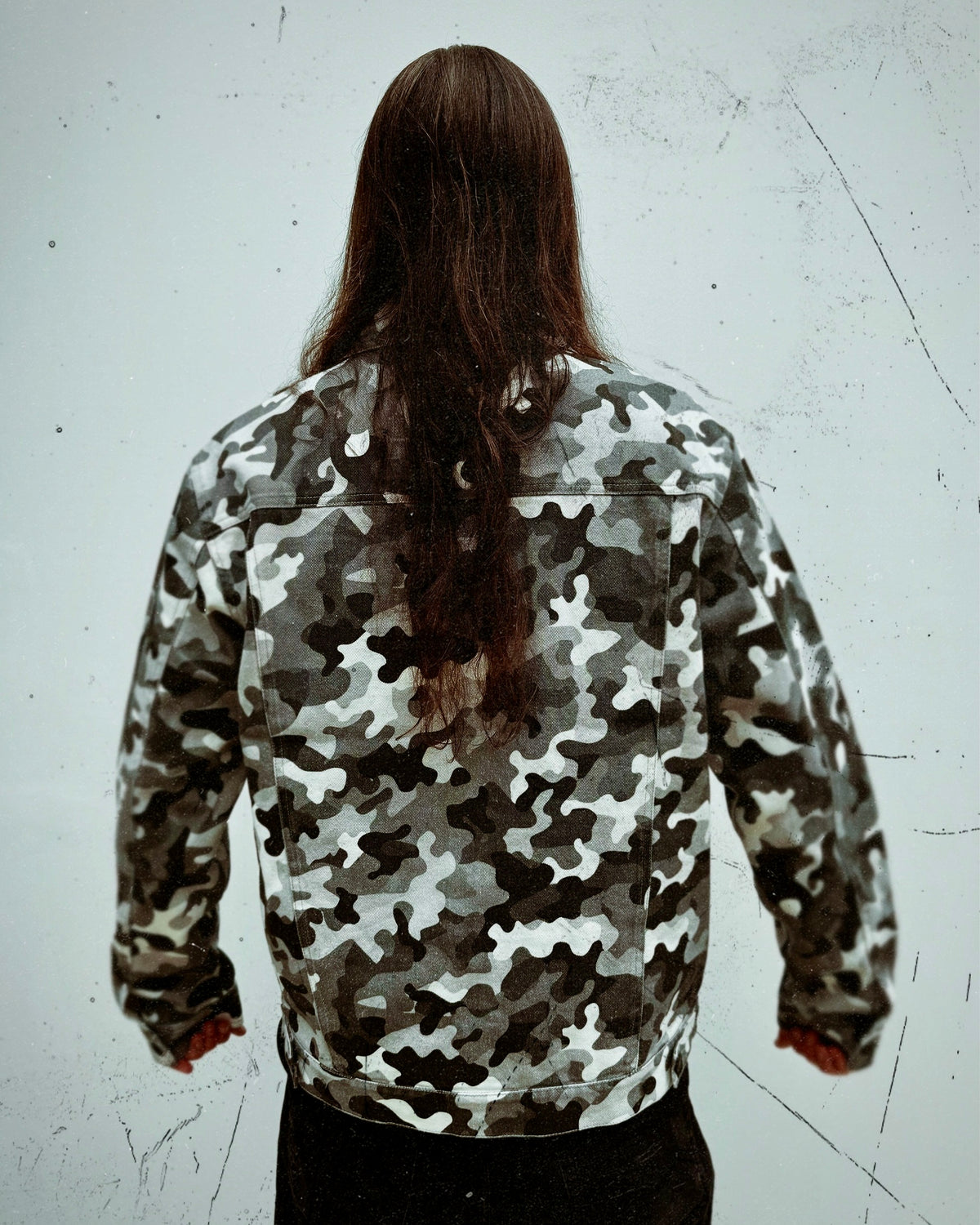 The Denim Commandments - Grey Camo Jacket