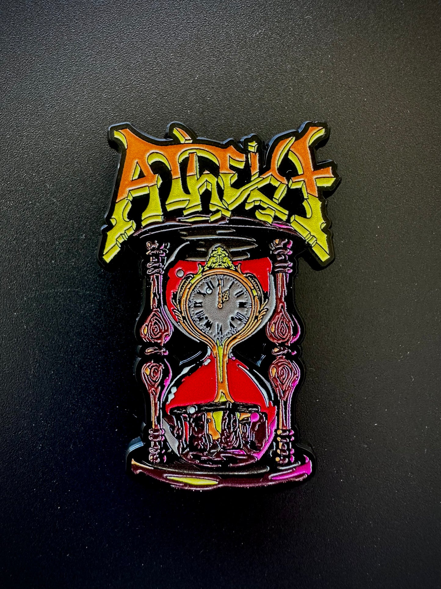 Atheist - Piece Of Time - Pin