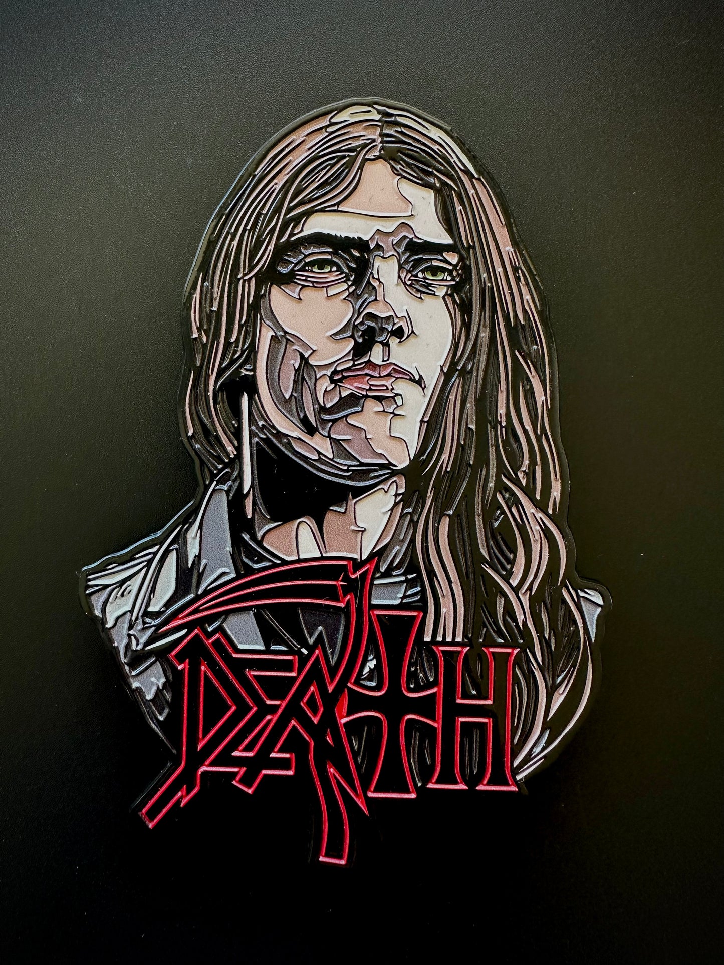 Death - Chuck Schuldiner - Limited Edition XL Collector Pin