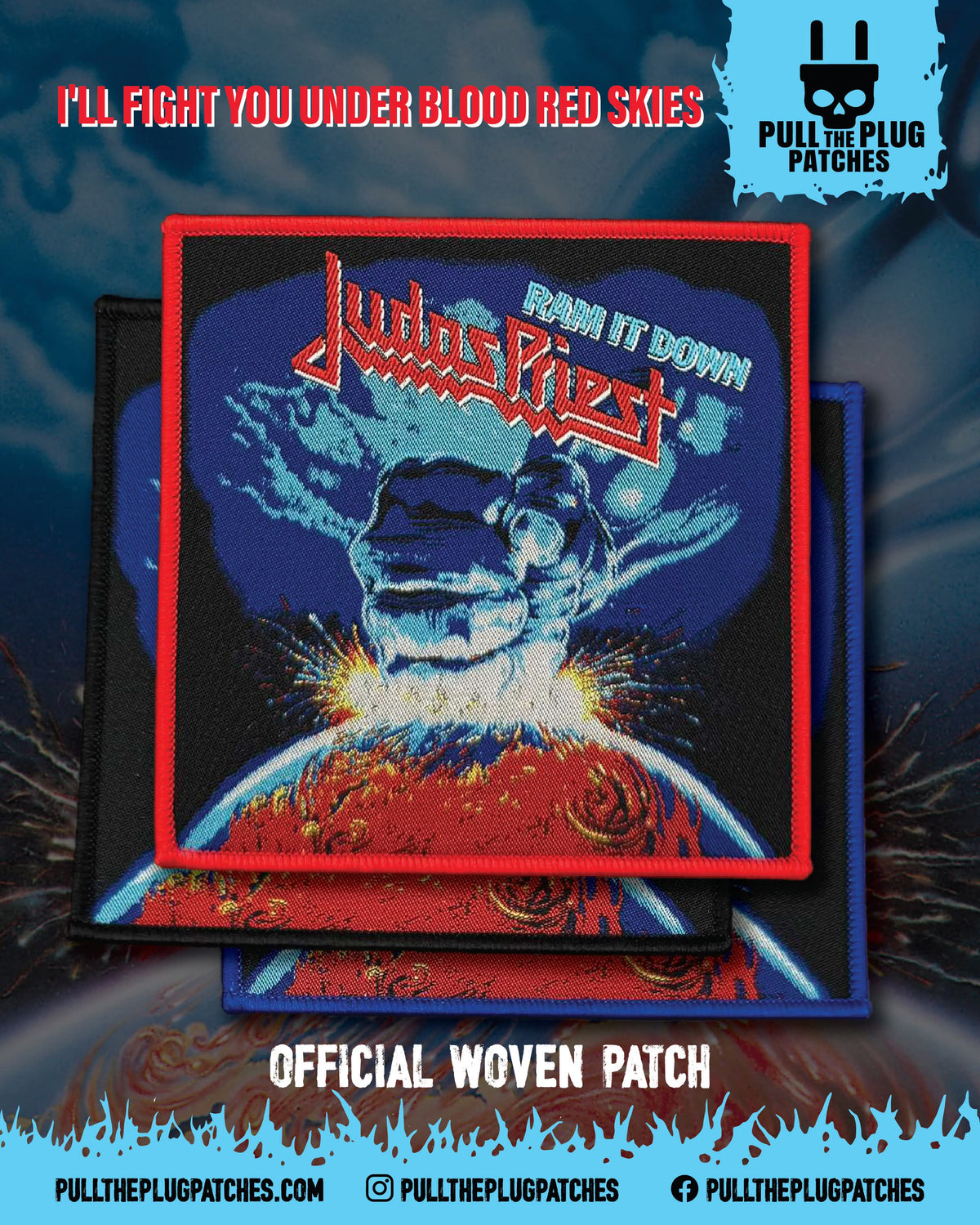 Judas Priest - Ram It Down -  Square Patch