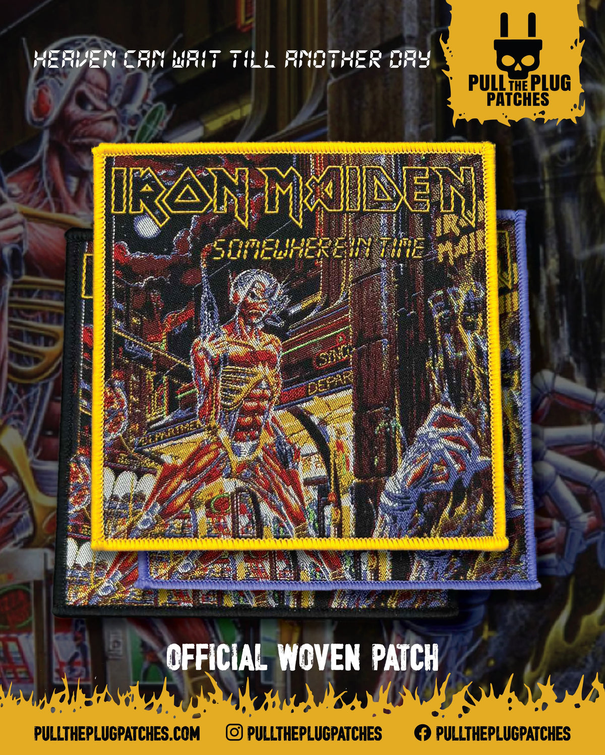 Iron Maiden - Somewhere in Time -  Square Patch