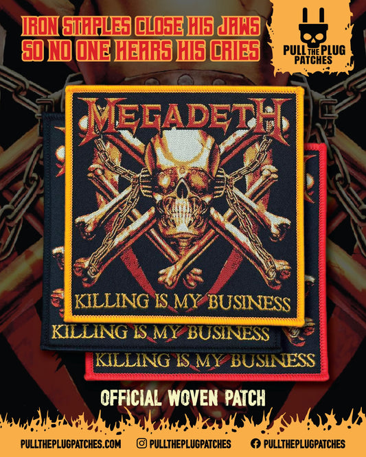 Megadeth - Killing Is My Business... and Business Is Good! -  Square Patch