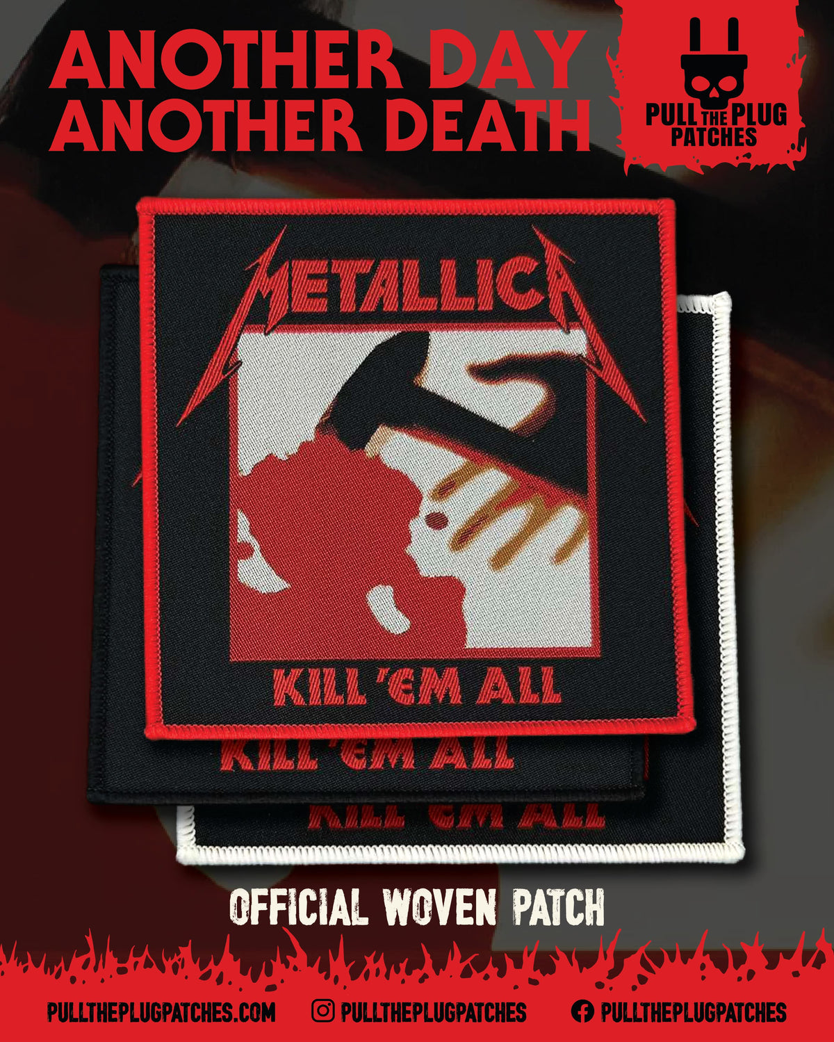 Metallica - Kill 'Em All -  Square Patch
