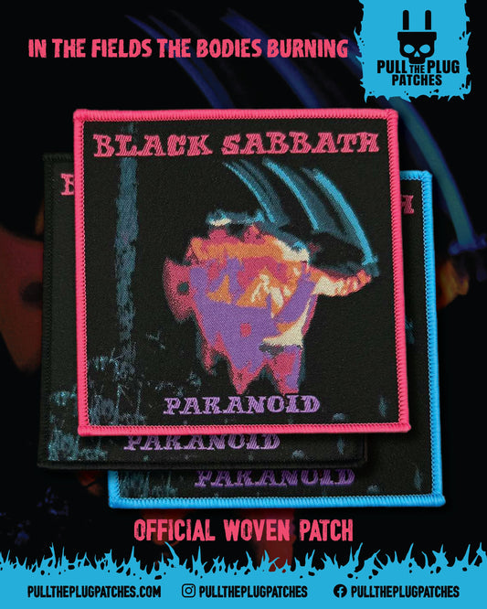 Black Sabbath - Paranoid -  Square Patch