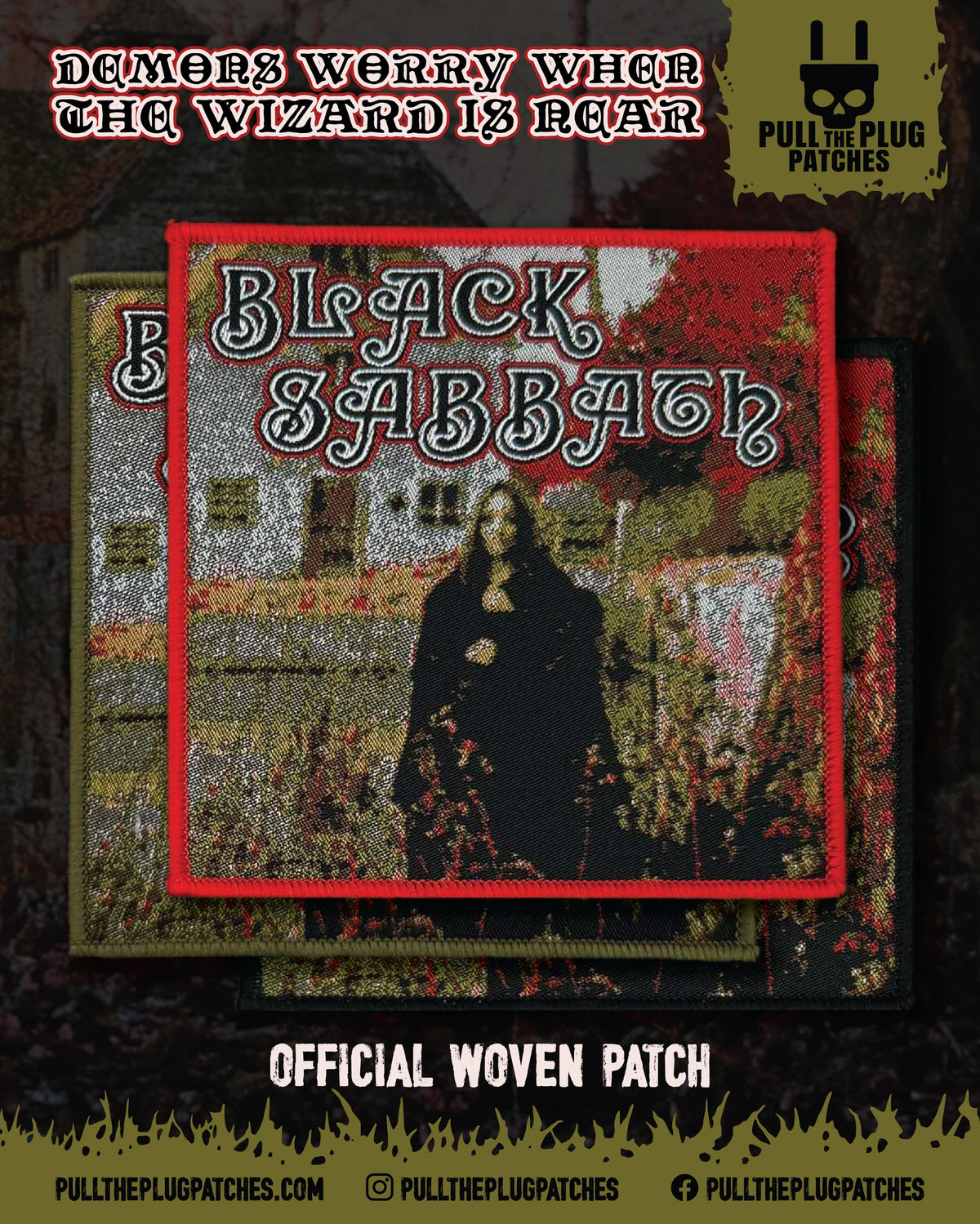 Black Sabbath - Black Sabbath -  Square Patch